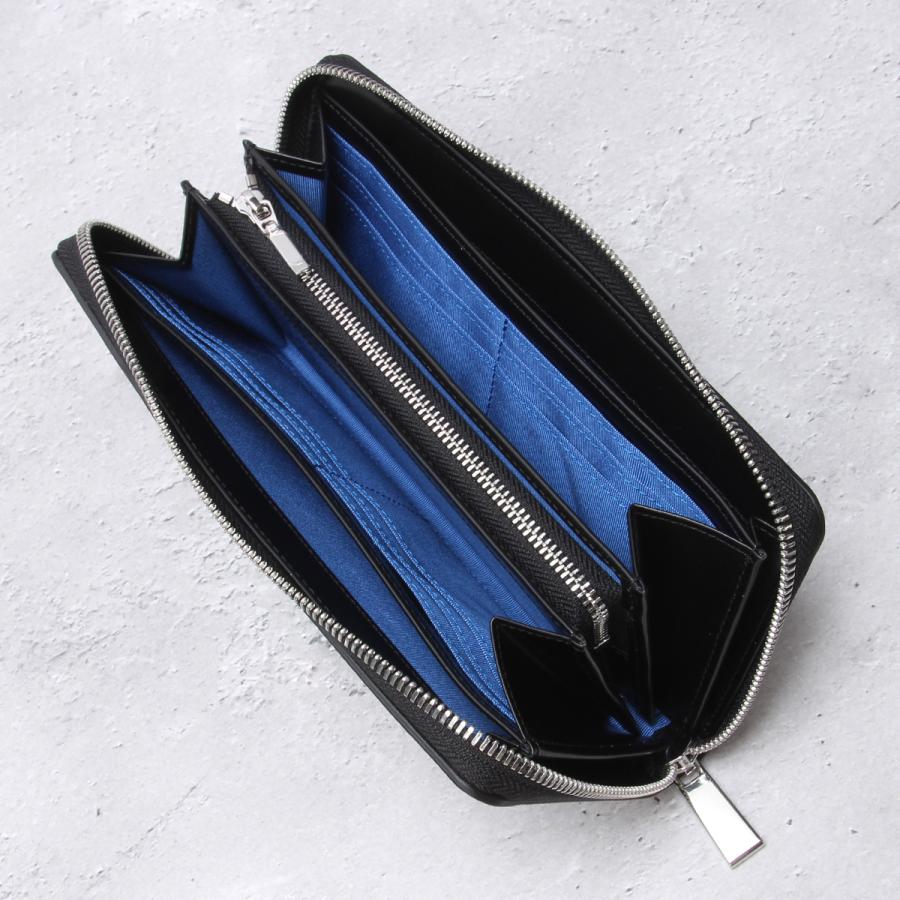 最大55% 2/1まで ランバンオンブルー バトラー 長財布 メンズ レディース ブランド ラウンドファスナー レザー 本革 大容量 LANVIN en Bleu Butler 519616 | LANVIN en Bleu | 10