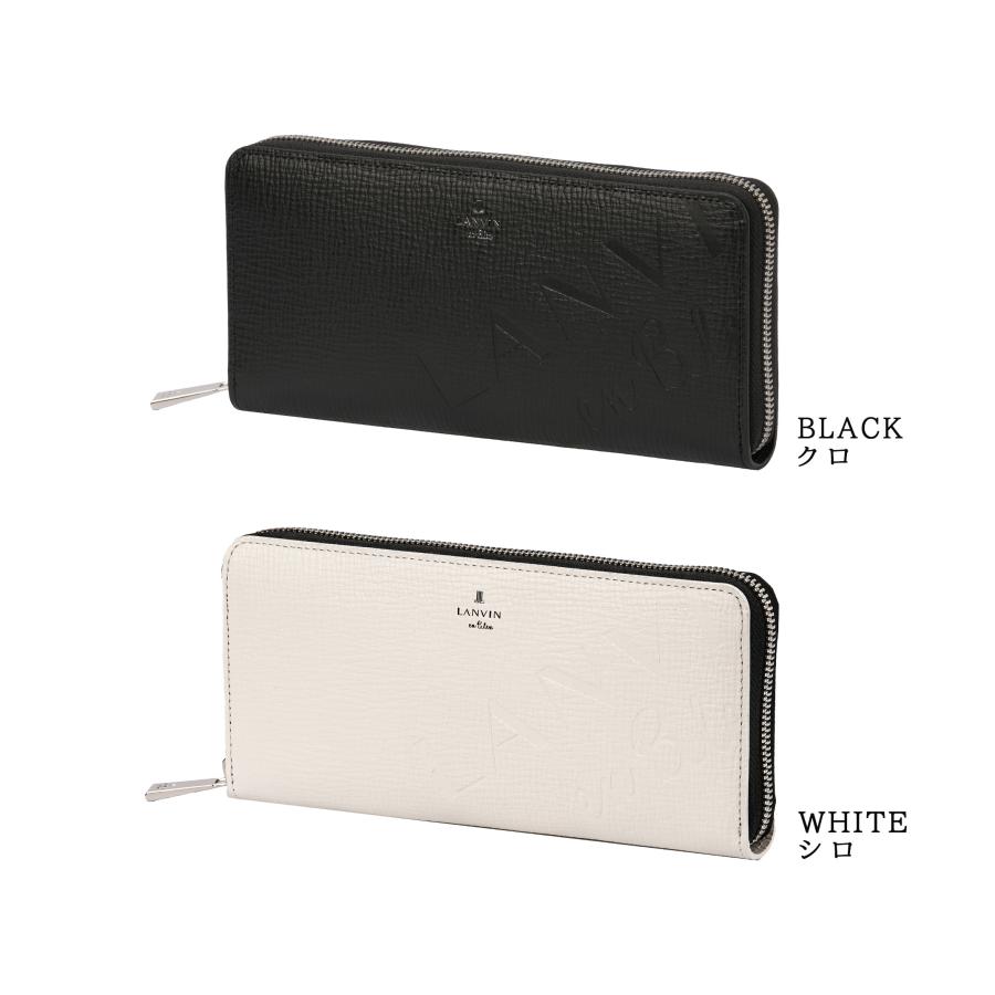 最大53% 3/1まで ランバンオンブルー バトラー 長財布 メンズ レディース ブランド ラウンドファスナー レザー 本革 大容量 LANVIN en Bleu Butler 519616 | LANVIN en Bleu | 03