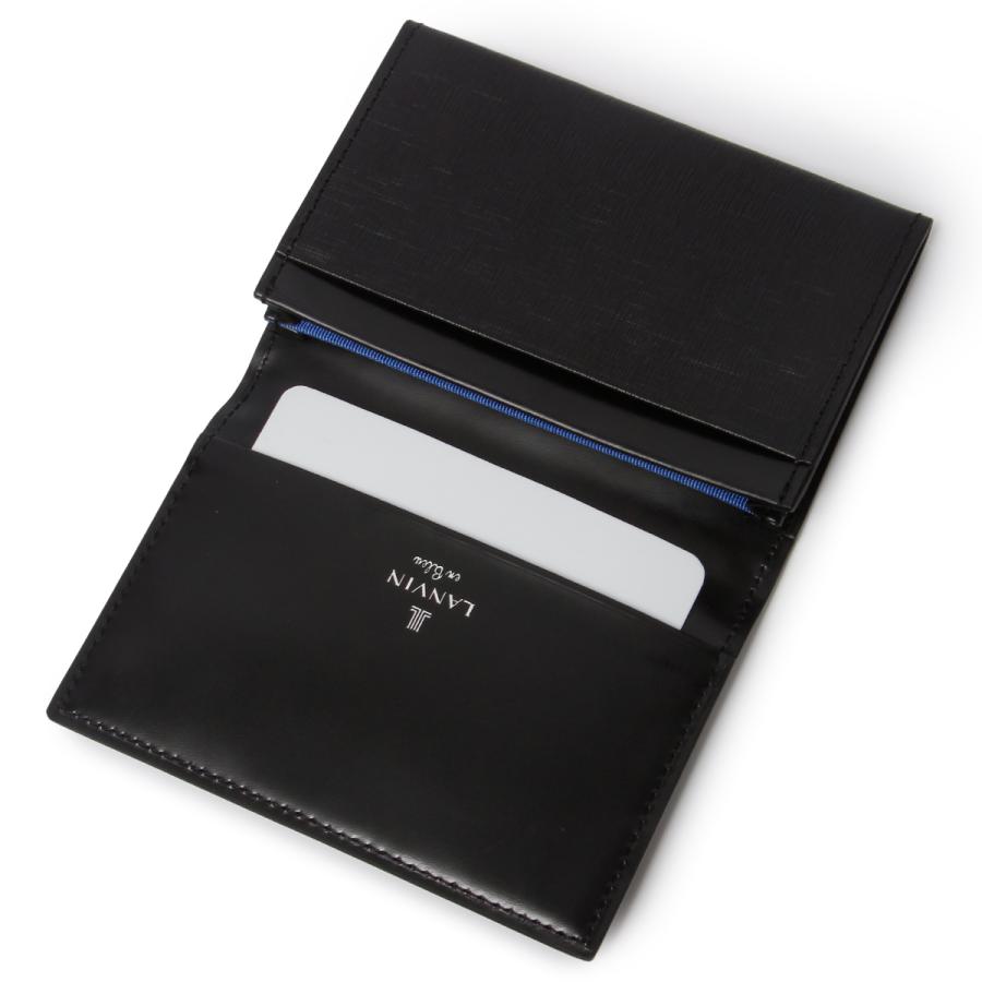 LANVIN en Bleu 最大41% 5/25限定 ランバンオンブルー 名刺入れ 本革
