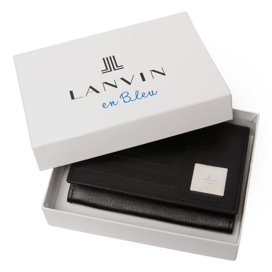 ランバンプレート　資料 LANVIN en Bleu 最大46% 1/8限定 ランバンオンブルー 名刺入れ 本革