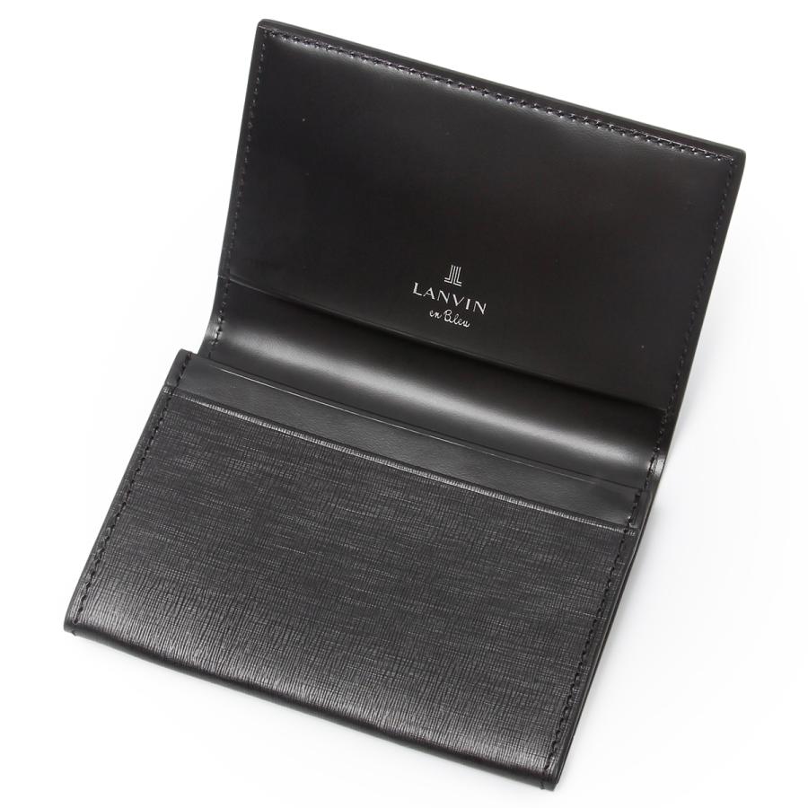 ランバンプレート　資料 LANVIN en Bleu 最大46% 1/8限定 ランバンオンブルー 名刺入れ 本革