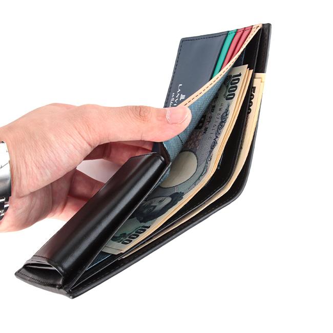 未使用✨　ランバン　LANVIN en Bleu ダブル　チェスター　48 LANVIN ランバンオンブルー 財布 二つ折り財布 en Bleu