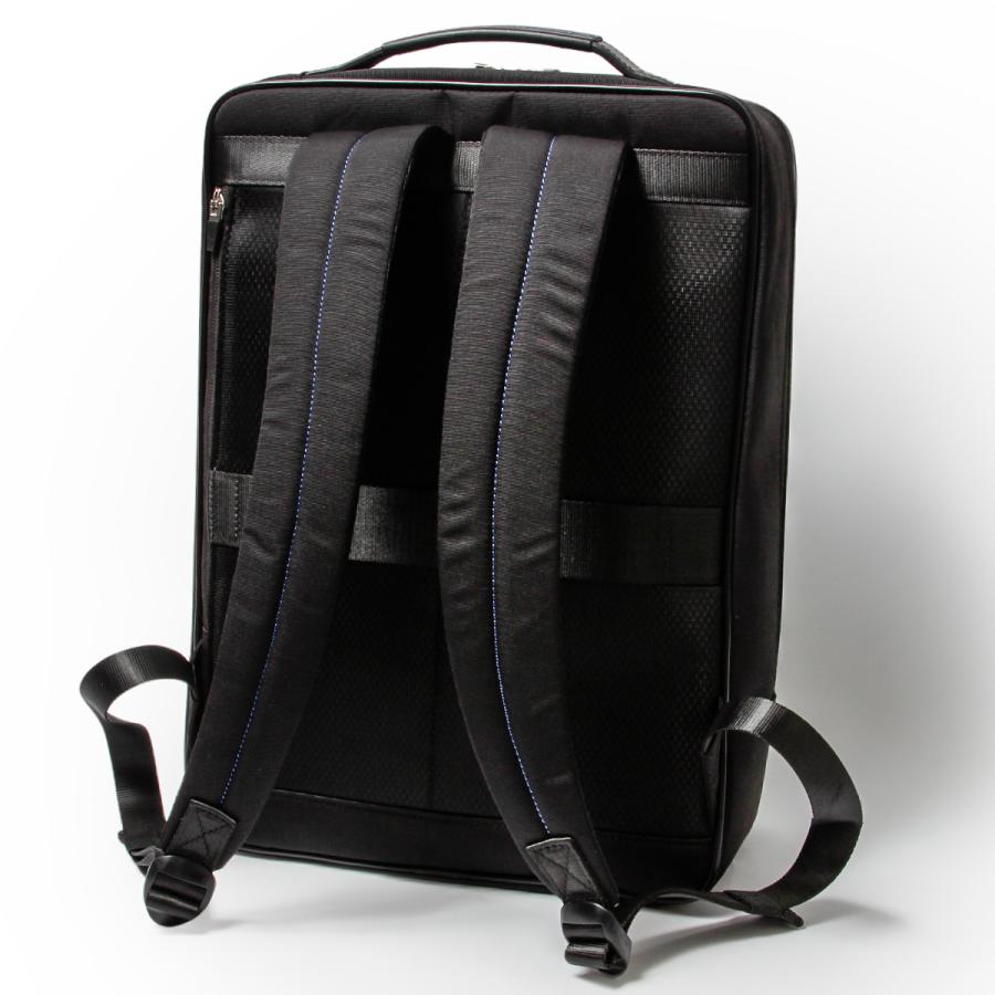 LANVIN 38500円ランバン 新品撥水レザー リュック ビジネス 黒 LANVIN en Bleu ランバンオンブルー ビジネスバッグ ビジネスリュック