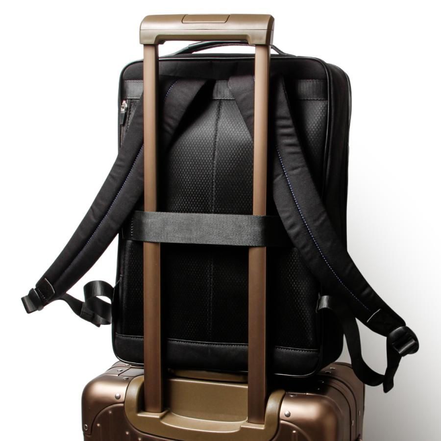 最大53% 3/1まで ランバンオンブルー ビジネスバッグ ビジネスリュック メンズ ブランド 通勤 撥水 A4 B4 PC 15.6インチ LANVIN en Bleu 523712 | LANVIN en Bleu | 16