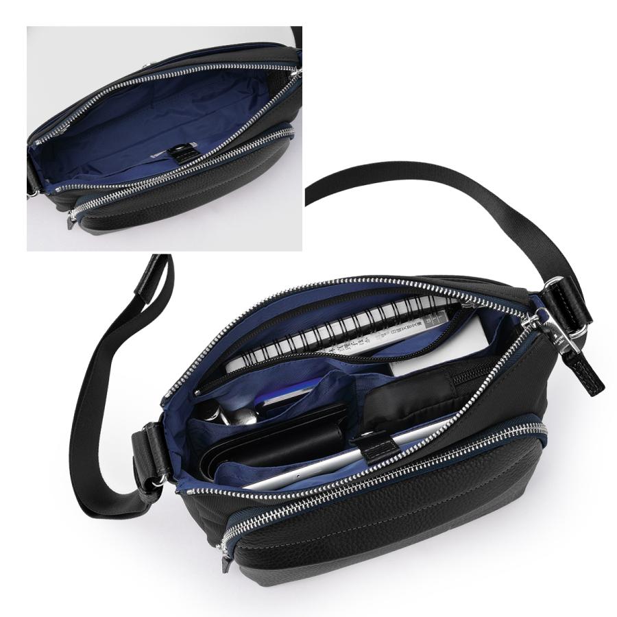 最大51% 12/26限定 ランバンオンブルー ピケ ショルダーバッグ A5 撥水 防水 日本製 ブランド メンズ LANVIN en Bleu 526111 | LANVIN en Bleu | 15