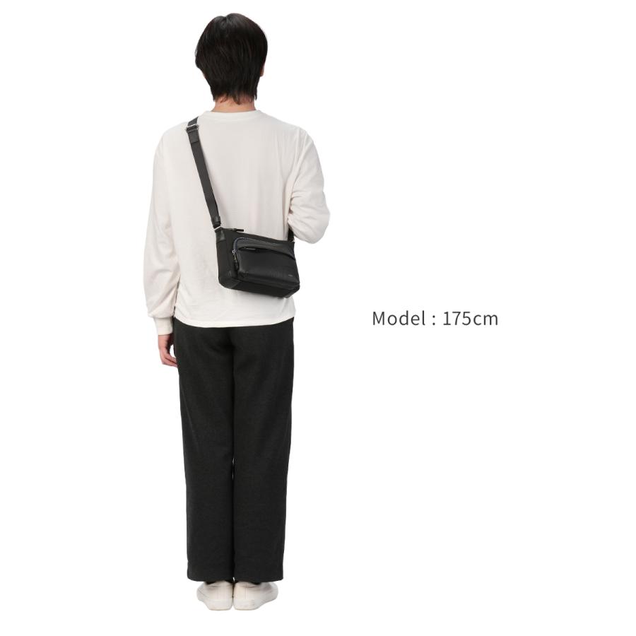 最大51% 9/5限定 ランバンオンブルー ピケ ショルダーバッグ A5 撥水 防水 日本製 ブランド メンズ LANVIN en Bleu 526111 | LANVIN en Bleu | 05