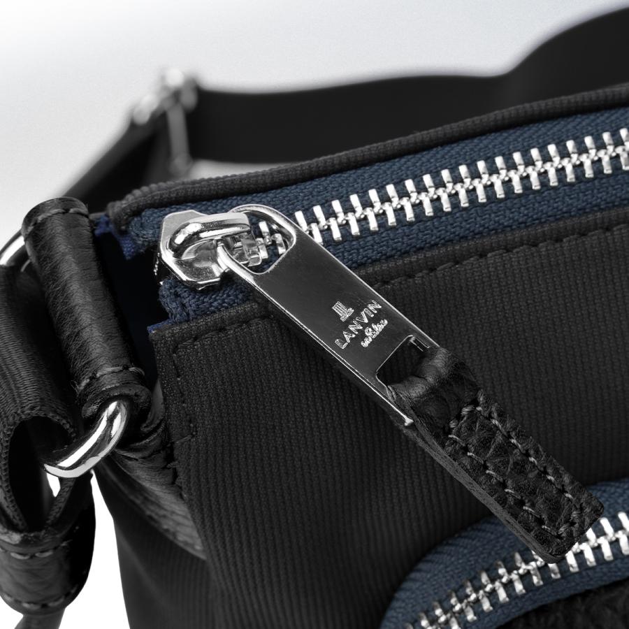 最大51% 9/5限定 ランバンオンブルー ピケ ショルダーバッグ A5 撥水 防水 日本製 ブランド メンズ LANVIN en Bleu 526111 | LANVIN en Bleu | 08