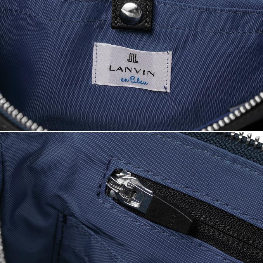 最大53% 3/22まで ランバンオンブルー ピケ ショルダーバッグ 撥水 防水 日本製 ブランド メンズ LANVIN en Bleu 526112 | LANVIN en Bleu | 17