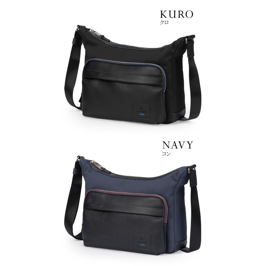 最大53% 3/22まで ランバンオンブルー ピケ ショルダーバッグ 撥水 防水 日本製 ブランド メンズ LANVIN en Bleu 526112 | LANVIN en Bleu | 03