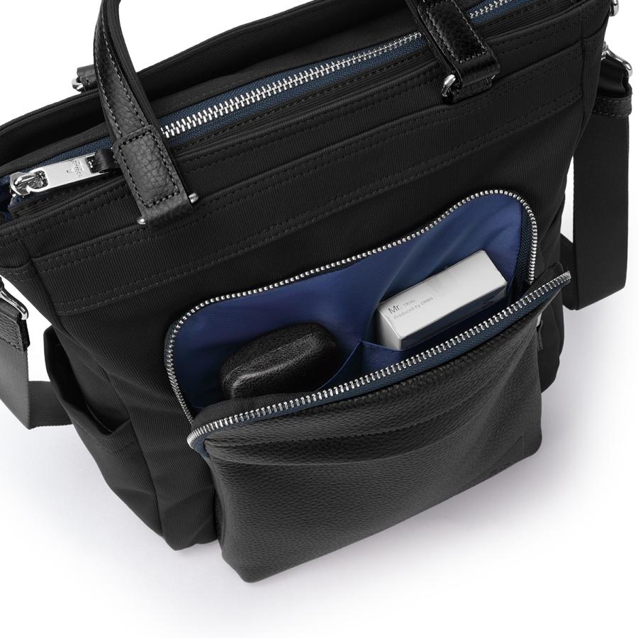 ランバンオンブルー ピケ 2WAY トートバッグ ショルダー A4 撥水 防水 日本製 ブランド メンズ LANVIN en Bleu 526711 | LANVIN en Bleu | 10