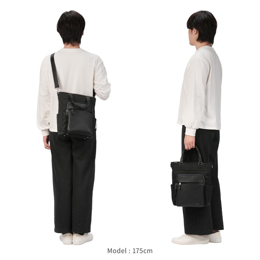 ランバンオンブルー ピケ 2WAY トートバッグ ショルダー A4 撥水 防水 日本製 ブランド メンズ LANVIN en Bleu 526711 | LANVIN en Bleu | 05