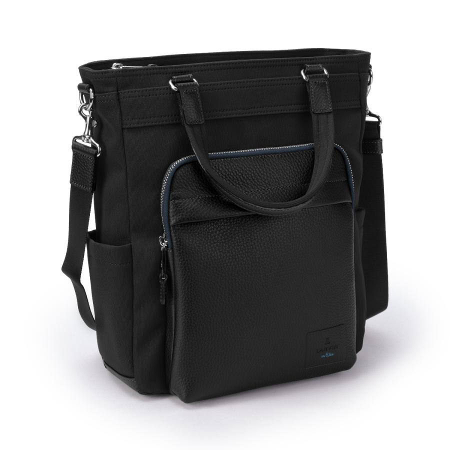 最大51% 3/8限定 ランバンオンブルー ピケ 2WAY トートバッグ ショルダー A4 撥水 防水 日本製 ブランド メンズ LANVIN en Bleu 526711 | LANVIN en Bleu | 07