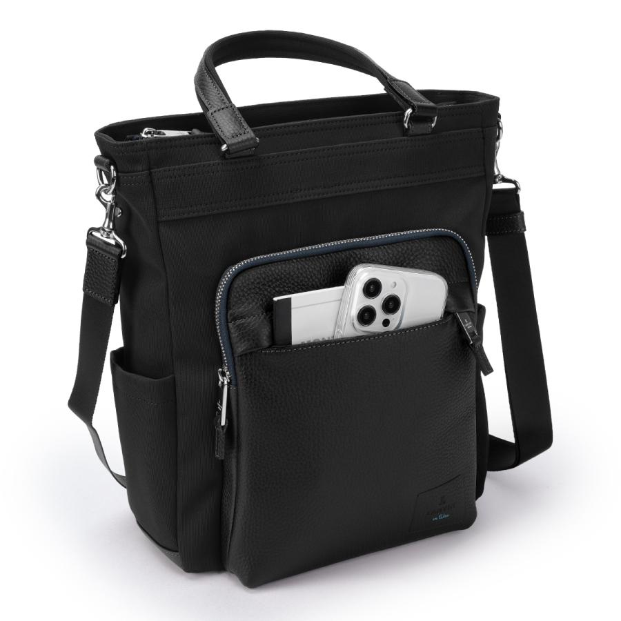 ランバンオンブルー ピケ 2WAY トートバッグ ショルダー A4 撥水 防水 日本製 ブランド メンズ LANVIN en Bleu 526711 | LANVIN en Bleu | 09