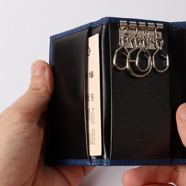 最大53% 3/1まで ランバンオンブルー ランバン キーケース 本革 メンズ ゼブダ LANVIN en Bleu 529612 | LANVIN en Bleu | 12