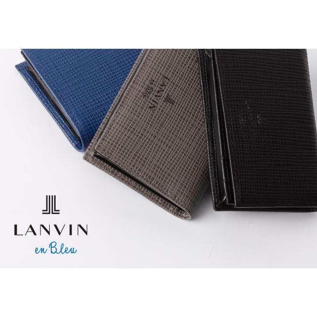 最大50% 1/8限定 ランバンオンブルー ランバン 名刺入れ 本革 メンズ ブランド ゼブダ LANVIN en Bleu 529613 | LANVIN en Bleu | 04