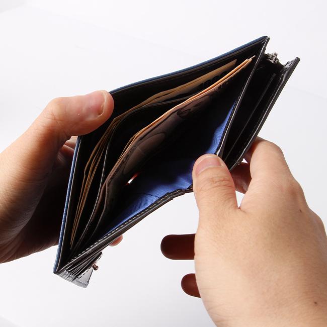 最大51% 9/15限定 ランバンオンブルー ランバン 財布 二つ折り財布 本革 ミドルウォレット メンズ ゼブダ LANVIN en Bleu 529615 | LANVIN en Bleu | 13