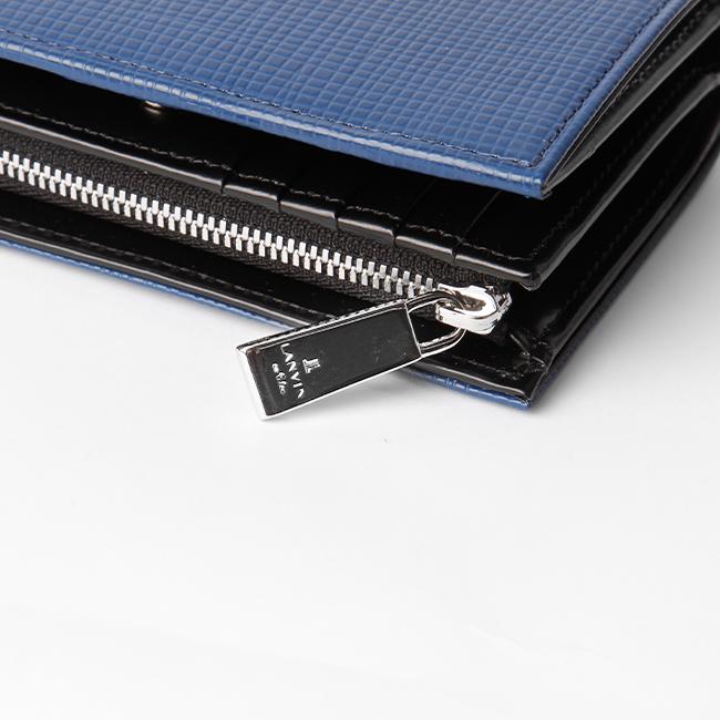 最大53% 3/1まで ランバンオンブルー ランバン 財布 二つ折り財布 本革 ミドルウォレット メンズ ゼブダ LANVIN en Bleu 529615 | LANVIN en Bleu | 15