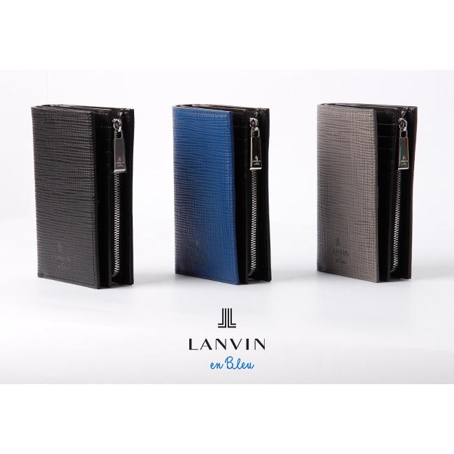 LANVIN en Bleu ランバンオンブルー ランバン 財布 二つ折り財布 本革