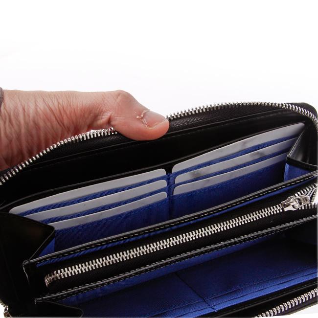 最大51% 2/3限定 ランバンオンブルー ランバン 財布 長財布 本革 メンズ ゼブダ LANVIN en Bleu 529617 | LANVIN en Bleu | 11