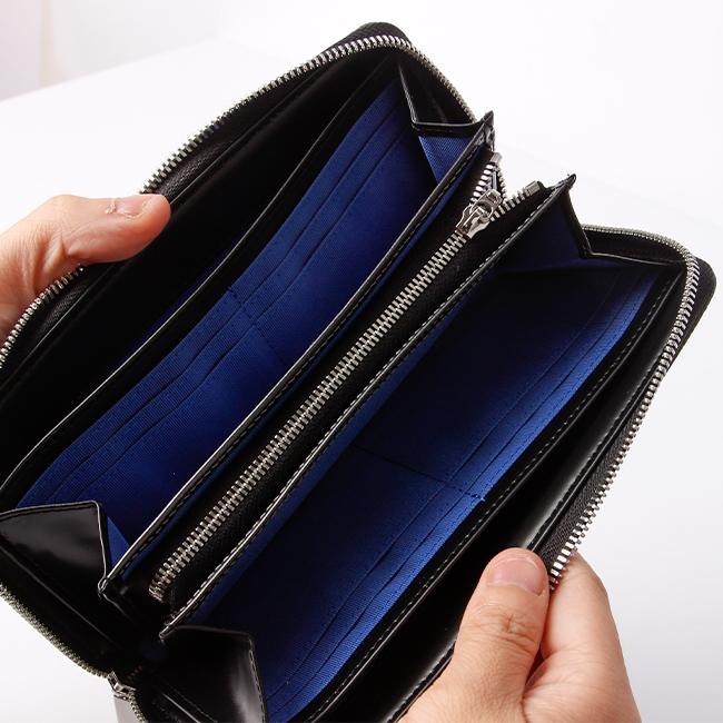 最大51% 2/3限定 ランバンオンブルー ランバン 財布 長財布 本革 メンズ ゼブダ LANVIN en Bleu 529617 | LANVIN en Bleu | 08