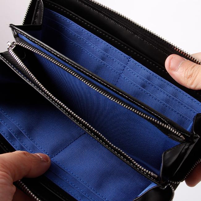 最大50% 9/29限定 ランバンオンブルー ランバン 財布 長財布 本革 メンズ ゼブダ LANVIN en Bleu 529617 | LANVIN en Bleu | 10