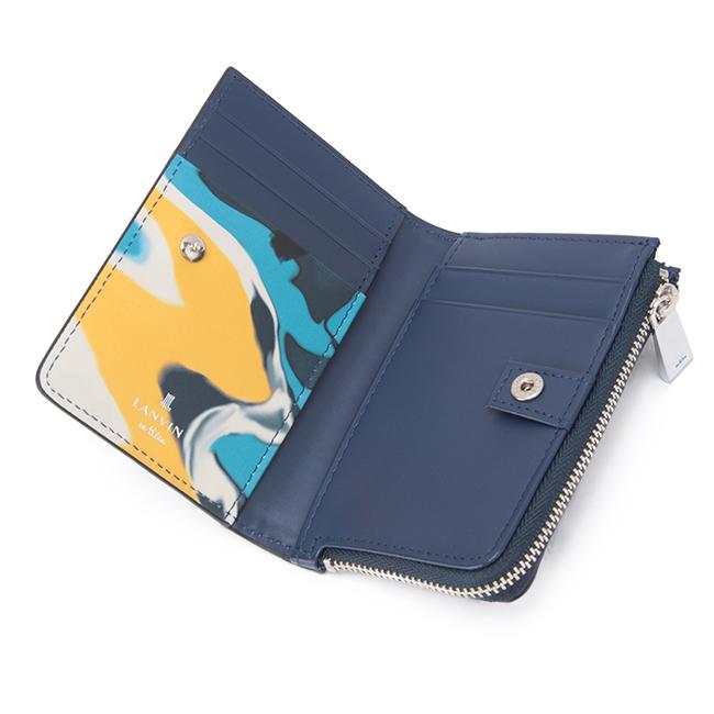 ランバンオンブルー ランバン 財布 二つ折り財布 本革 ミニ財布 メンズ ネビュラ LANVIN en Bleu 533601 | LANVIN en Bleu | 08