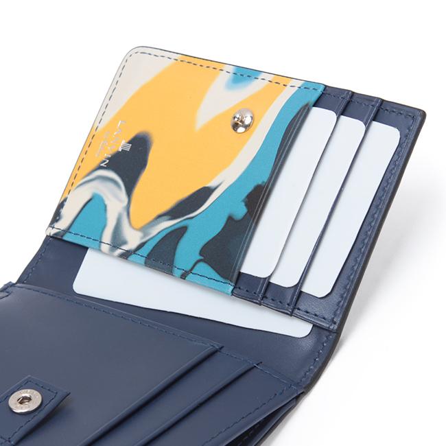 ランバンオンブルー ランバン 財布 二つ折り財布 本革 ミニ財布 メンズ ネビュラ LANVIN en Bleu 533601 | LANVIN en Bleu | 09