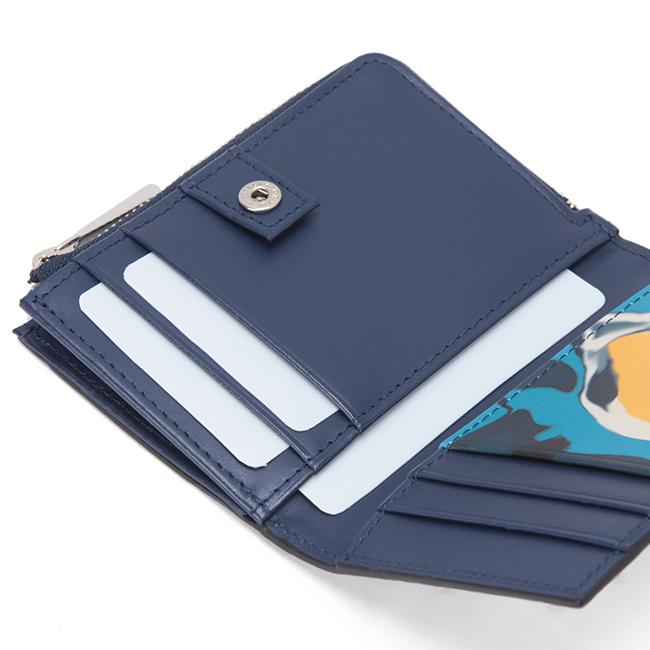 ランバンオンブルー ランバン 財布 二つ折り財布 本革 ミニ財布 メンズ ネビュラ LANVIN en Bleu 533601 | LANVIN en Bleu | 10