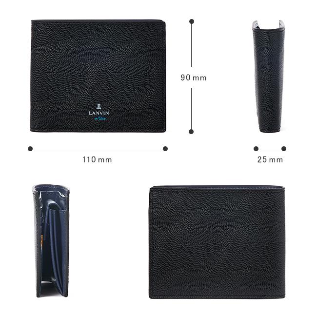 最大51% 9/25限定 ランバンオンブルー ランバン 財布 二つ折り財布 本革 メンズ ネビュラ LANVIN en Bleu 533603 | LANVIN en Bleu | 06