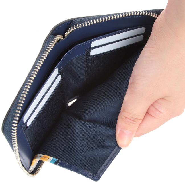 最大51% 2/17まで ランバンオンブルー ランバン 財布 二つ折り財布 本革 ミドルウォレット メンズ ネビュラ LANVIN en Bleu 533604 | LANVIN en Bleu | 11