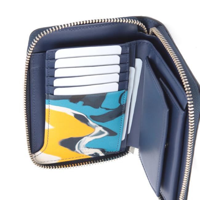 最大53% 3/22まで ランバンオンブルー ランバン 財布 二つ折り財布 本革 ミドルウォレット メンズ ネビュラ LANVIN en Bleu 533604 | LANVIN en Bleu | 12