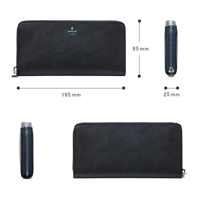 最大50% 10/4限定 ランバンオンブルー ランバン 財布 長財布 本革 メンズ ネビュラ LANVIN en Bleu 533605 | LANVIN en Bleu | 06