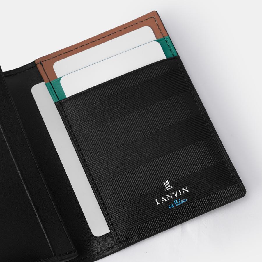 最大50% 1/25限定 ランバンオンブルー ポワール 名刺入れ カード収納 本革 化粧箱付き ブランド LANVIN en Bleu 537602 | LANVIN en Bleu | 15