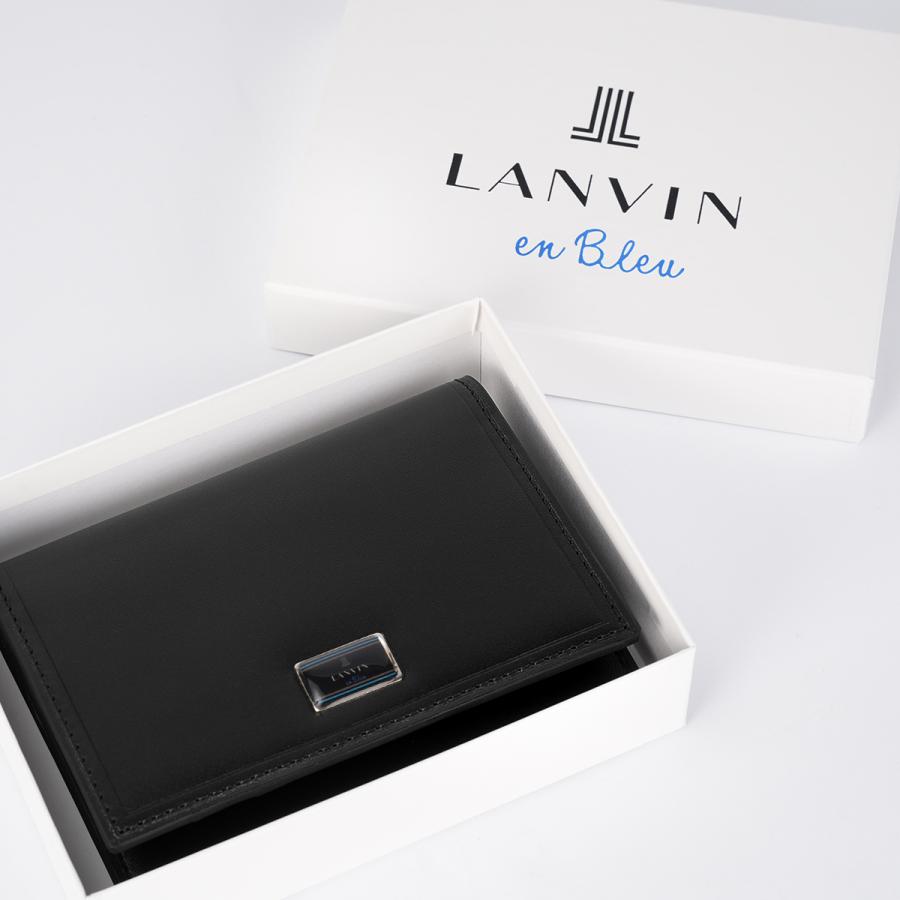 最大50% 1/25限定 ランバンオンブルー ポワール 名刺入れ カード収納 本革 化粧箱付き ブランド LANVIN en Bleu 537602 | LANVIN en Bleu | 17