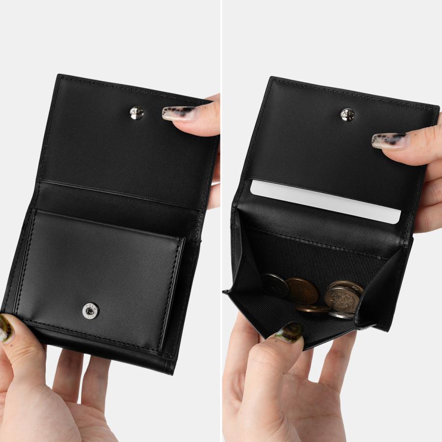 最大46% 2/19限定 ランバンオンブルー ポワール 三つ折り財布 本革 化粧箱付き ブランド LANVIN en Bleu 537604 | LANVIN en Bleu | 12