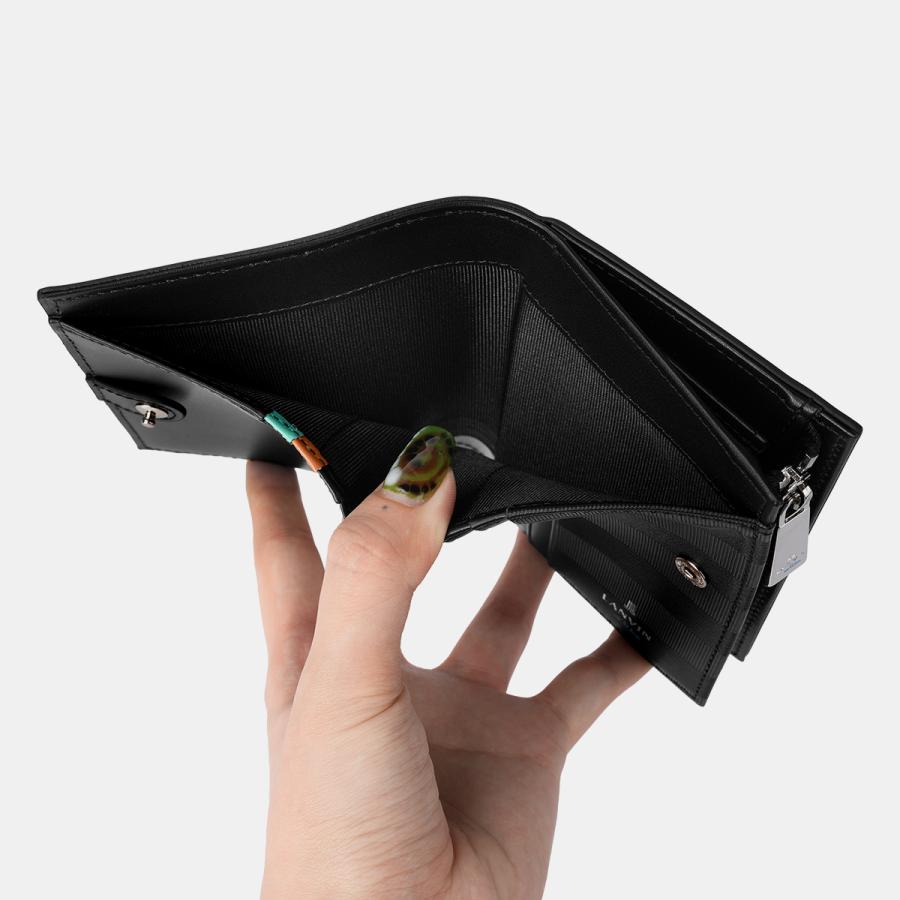 最大50% 2/5限定 ランバンオンブルー ポワール 二つ折り財布 本革 化粧箱付き ブランド LANVIN en Bleu 537605 | LANVIN en Bleu | 14