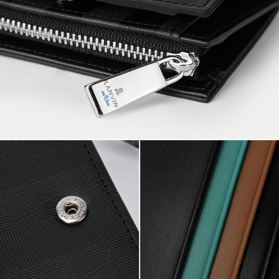 最大51% 12/28限定 ランバンオンブルー ポワール 二つ折り財布 本革 化粧箱付き ブランド LANVIN en Bleu 537605 | LANVIN en Bleu | 17