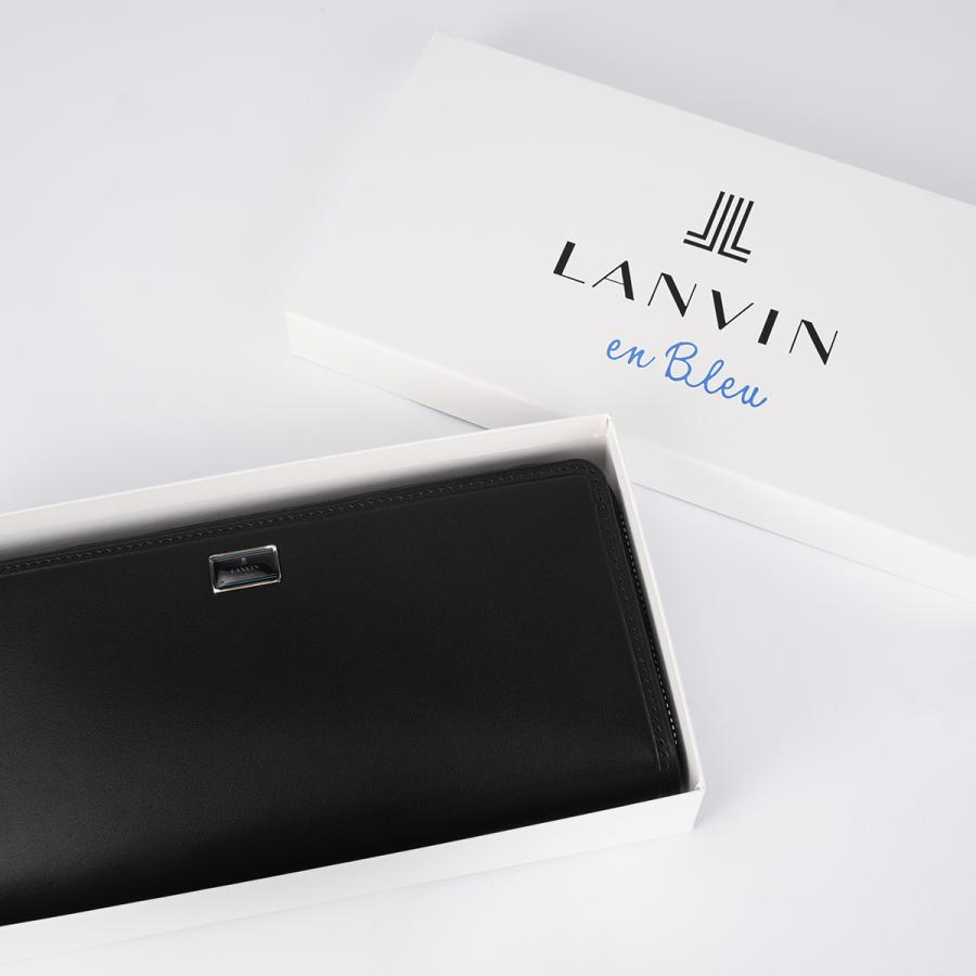 最大51% 9/5限定 ランバンオンブルー ポワール 長財布 ラウンドファスナー 本革 化粧箱付き ブランド LANVIN en Bleu 537607 | LANVIN en Bleu | 17