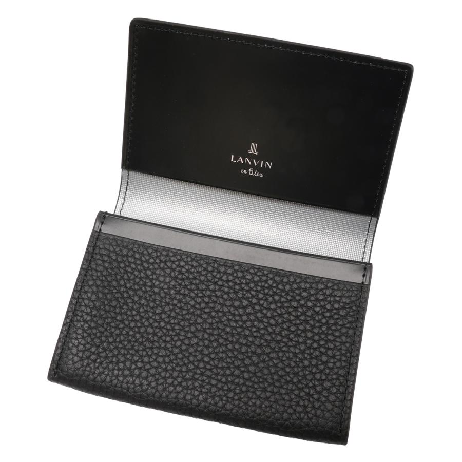 最大49% 4/1限定 ランバンオンブルー モル カードケース 名刺入れ 本革 シュリンクレザー メンズ ブランド 化粧箱付き LANVIN en Bleu Molle 538601 | LANVIN en Bleu | 08