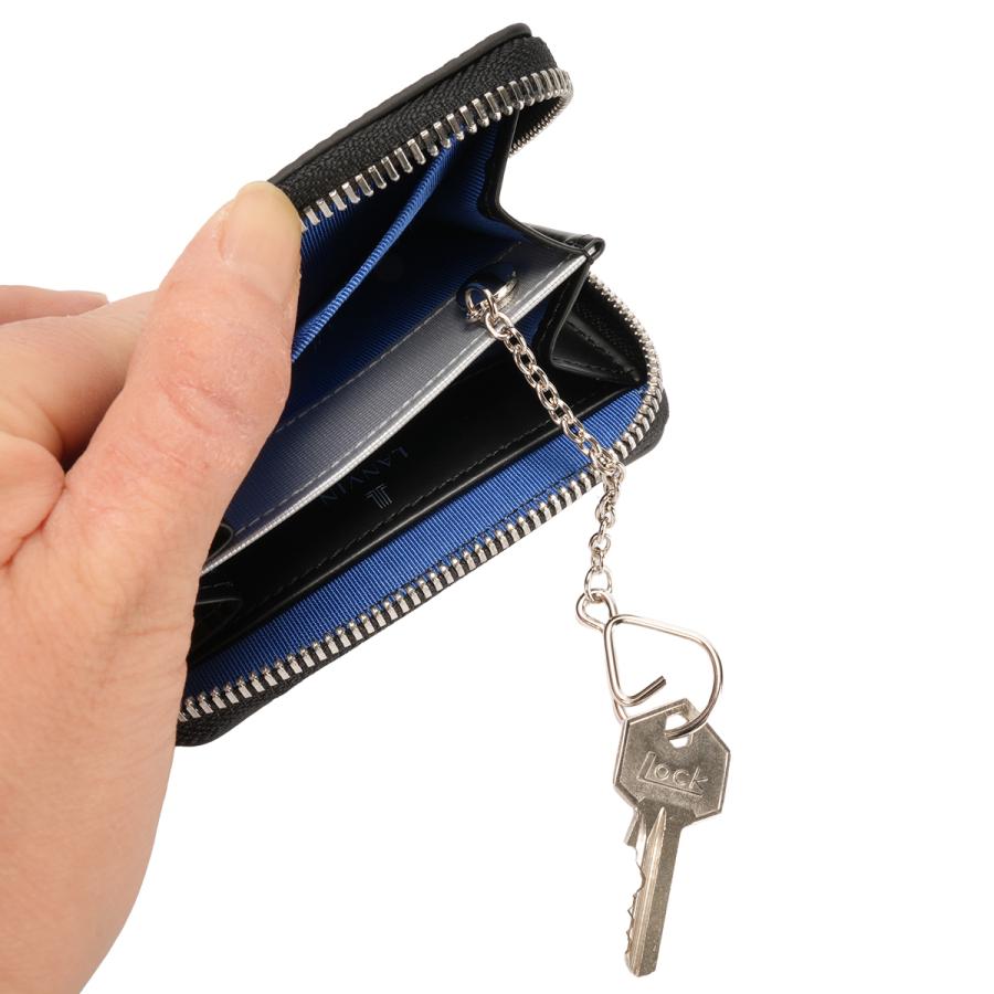 ランバンオンブルー モル 小銭入れ ラウンドファスナー カードポケット 本革 メンズ ブランド 化粧箱付き LANVIN en Bleu Molle 538602 | LANVIN en Bleu | 12