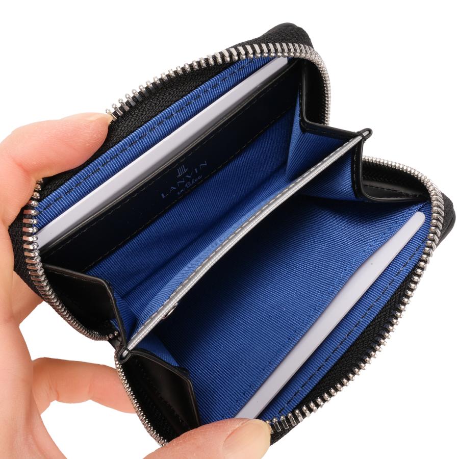 最大51% 3/13まで ランバンオンブルー モル 小銭入れ ラウンドファスナー カードポケット 本革 メンズ ブランド 化粧箱付き LANVIN en Bleu Molle 538602 | LANVIN en Bleu | 09