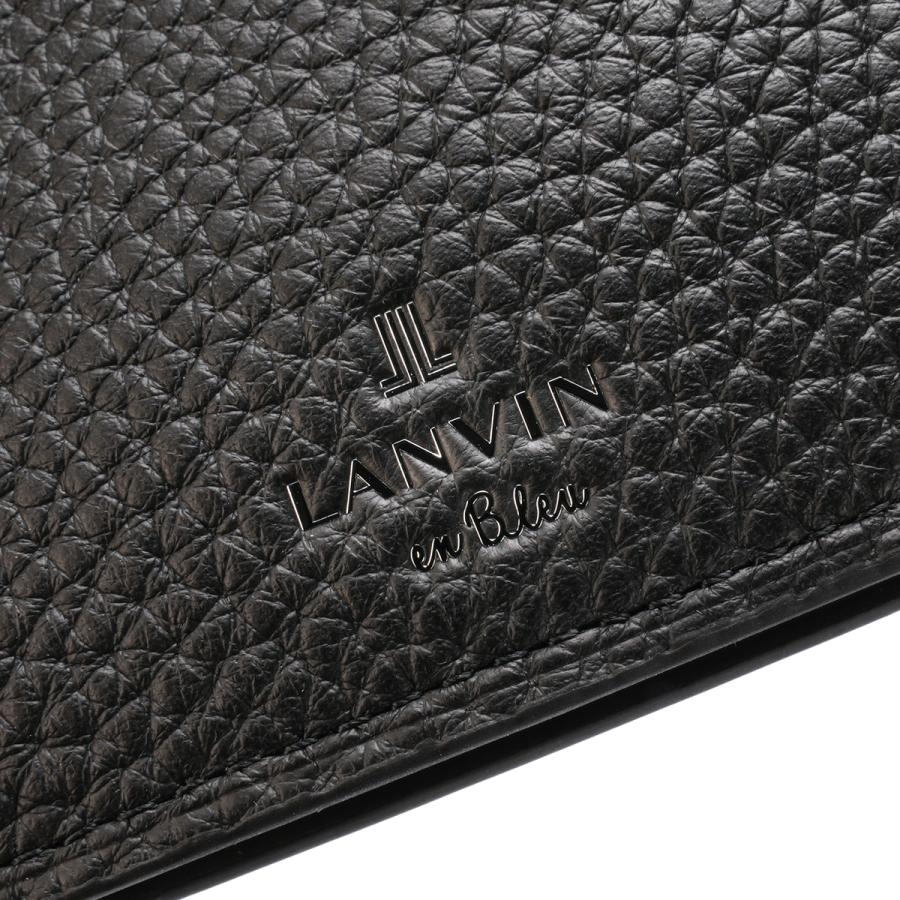 ランバンオンブルー モル 二つ折り財布 本革 シュリンクレザー メンズ ブランド 化粧箱付き LANVIN en Bleu Molle 538603 | LANVIN en Bleu | 13