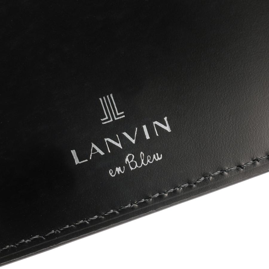 ランバンオンブルー モル 二つ折り財布 本革 シュリンクレザー メンズ ブランド 化粧箱付き LANVIN en Bleu Molle 538603 | LANVIN en Bleu | 10