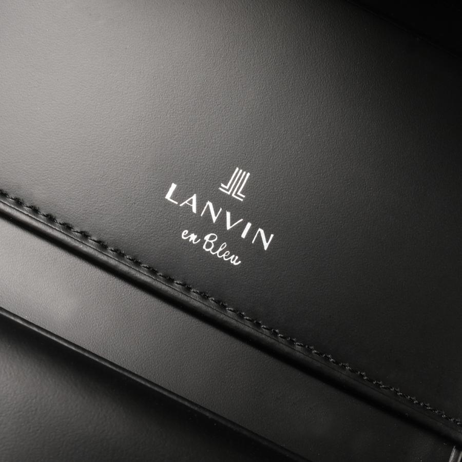 最大51% 12/26限定 ランバンオンブルー モル 三つ折り財布 本革 シュリンクレザー メンズ ブランド 化粧箱付き LANVIN en Bleu Molle 538604 | LANVIN en Bleu | 10