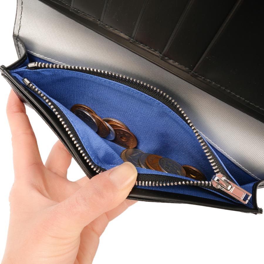 ランバンオンブルー モル 長財布 本革 シュリンクレザー メンズ ブランド 化粧箱付き LANVIN en Bleu Molle lenb-538605 | LANVIN en Bleu | 12