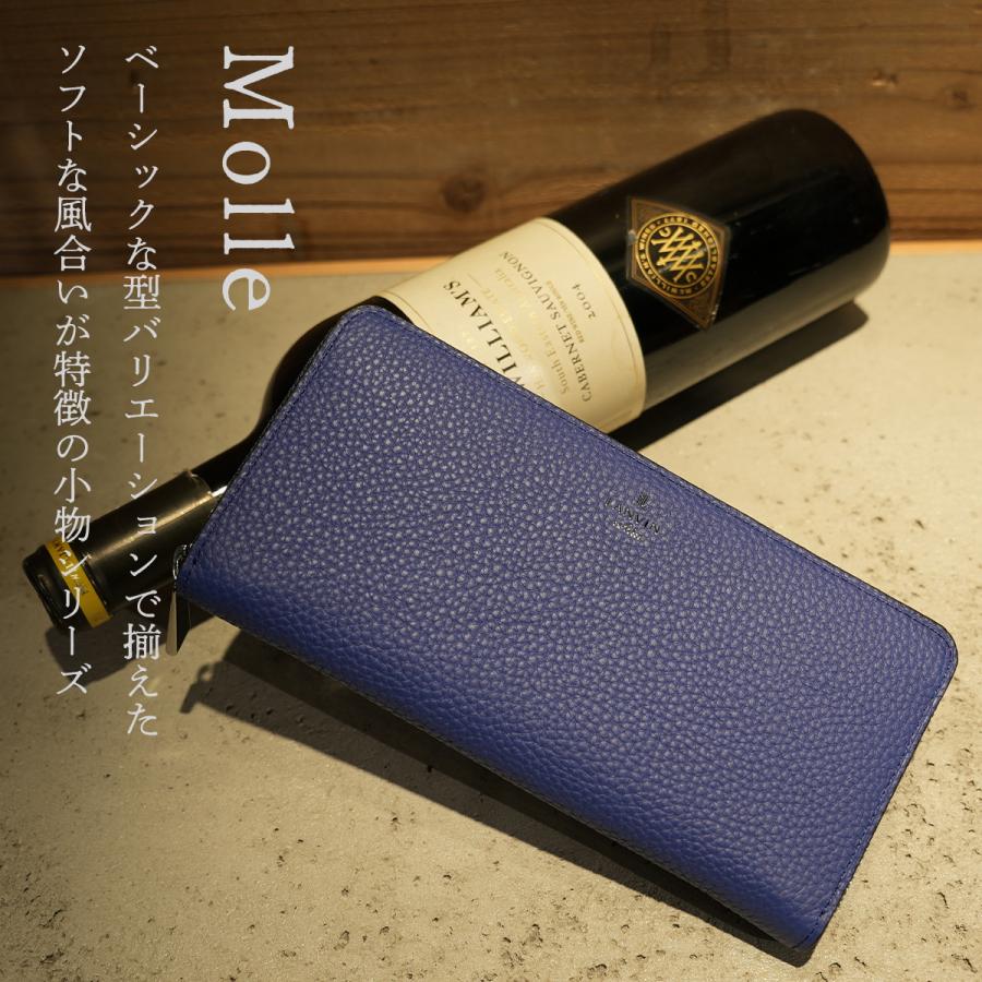 最大51% 9/5限定 ランバンオンブルー モル 長財布 ラウンドファスナー 本革 シュリンクレザー メンズ ブランド 化粧箱付き LANVIN en Bleu Molle 538606 | LANVIN en Bleu | 04