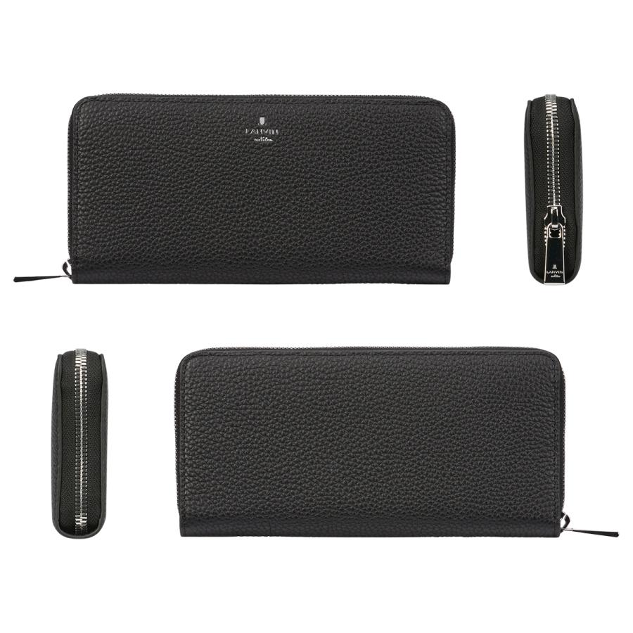 最大51% 3/30限定 ランバンオンブルー モル 長財布 ラウンドファスナー 本革 シュリンクレザー メンズ ブランド 化粧箱付き LANVIN en Bleu Molle 538606 | LANVIN en Bleu | 06