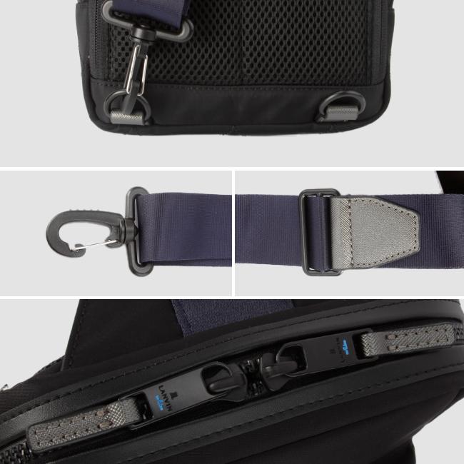 最大53% 3/1まで ランバンオンブルー バッグ ボディバッグ ワンショルダーバッグ メンズ ブランド 斜めがけ 撥水 防水 LANVIN en Bleu 541901 | LANVIN en Bleu | 17