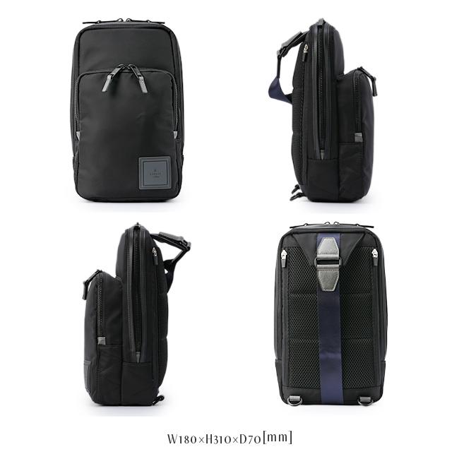 最大53% 3/1まで ランバンオンブルー バッグ ボディバッグ ワンショルダーバッグ メンズ ブランド 斜めがけ 撥水 防水 LANVIN en Bleu 541901 | LANVIN en Bleu | 06