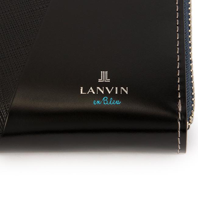新品 LANVIN en Bleu 3Mスコッチガード 牛革 長財布 Ⓗ 箱なし ランバンオンブルー LANVIN en Bleu 牛革 長財布 ディジョン